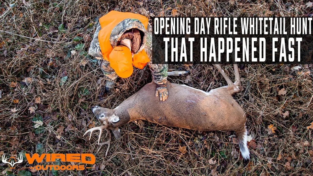 Opening Day Rifle Whitetail Hunt - That Happened Fast