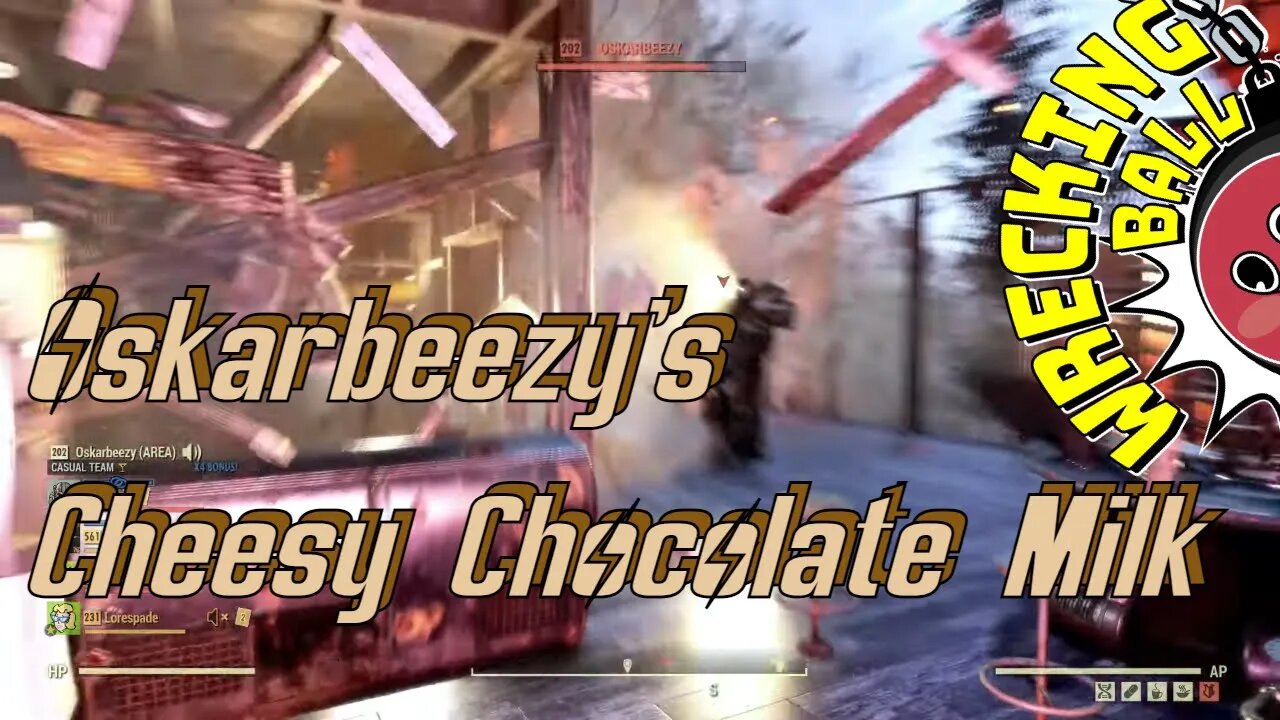 OskarBeezy's Cheesy Chocolate Milk Camp Destruction On Fallout 76 Good Times