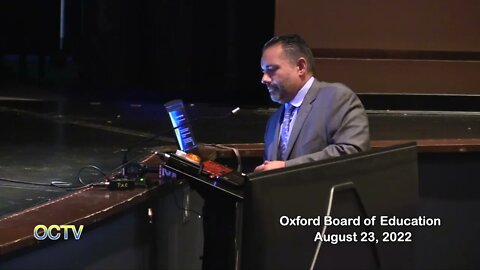 Oxford Board of Education 8-23-22