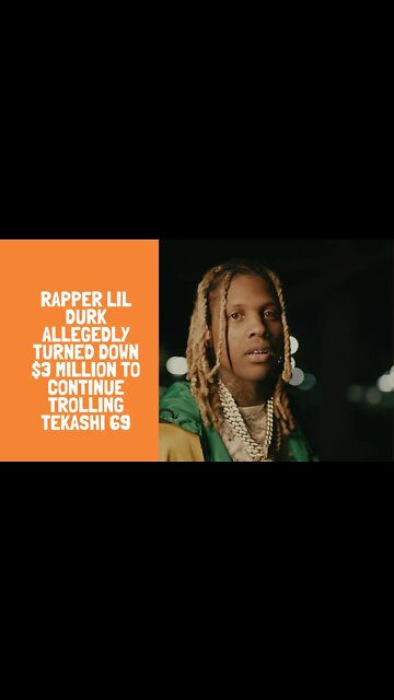 Rapper Lil Durk Allegedly Turned Down $3 Million To Continue Trolling Tekashi 69