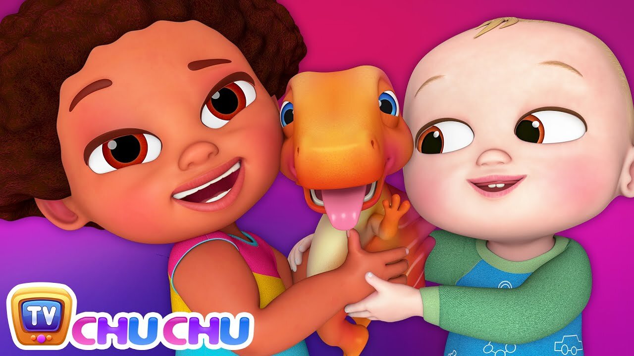 Chiku Had A Little Dino Chuchu Tv 3D Nursery Rh...