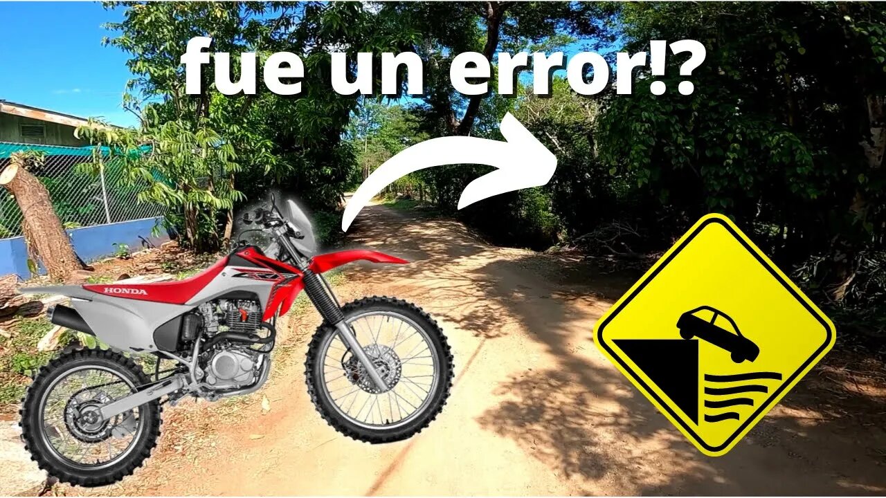 CRF230f abriendo camino offroad Guanacaste, Costa Rica