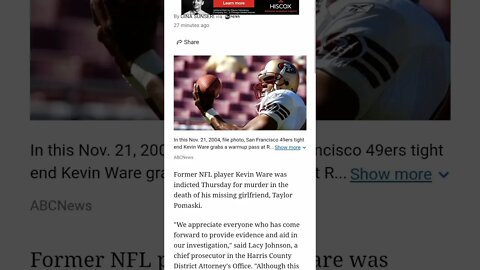 NFL player arrested for mUrder?