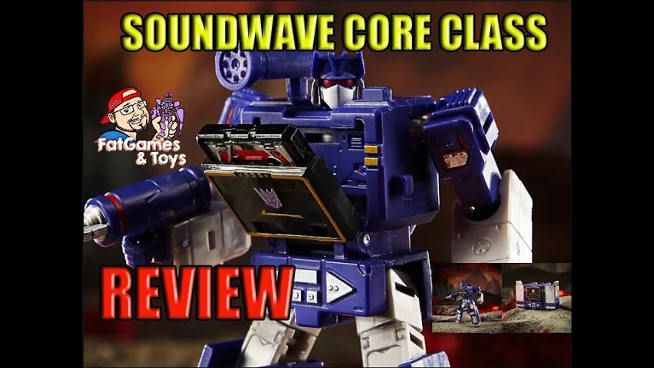 Transformers Kingdom WFC Core Class Soundwave Review