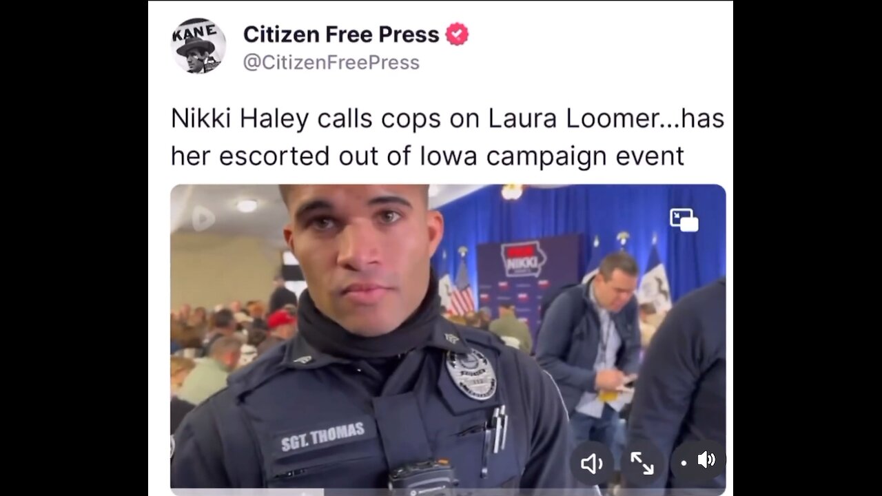 Nikki Haley Calls Cops on Laura Loomer
