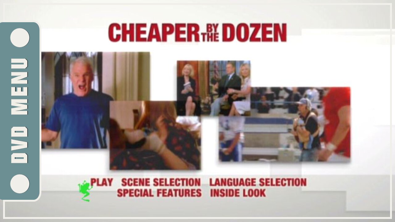 Cheaper by the Dozen - DVD Menu