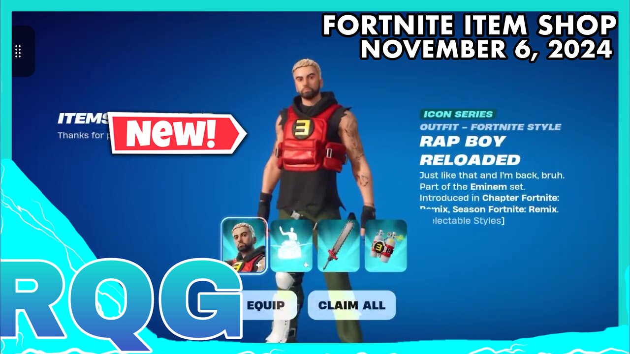 “NEW” RAP BOY RELOADED BUNDLE+LOCKER BUNDLE ARE HERE! FORTNITE ITEM SHOP (November 6, 2024)