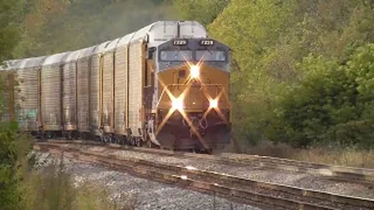 CSX M216 Autorack Train from Lodi, Ohio September 30, 2022