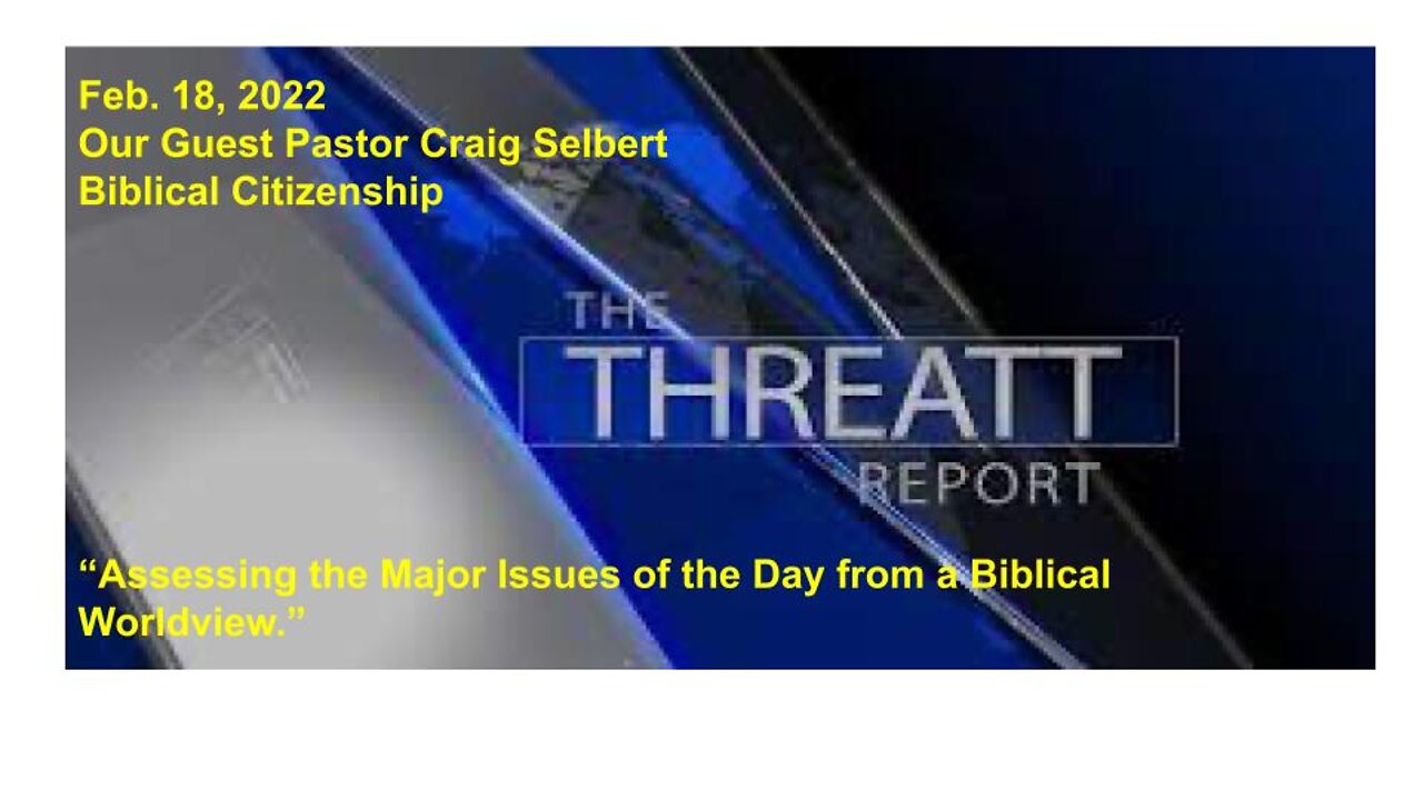 Our guest Pastor Craig Selbert