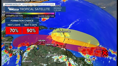 3 areas in the tropics to watch for development