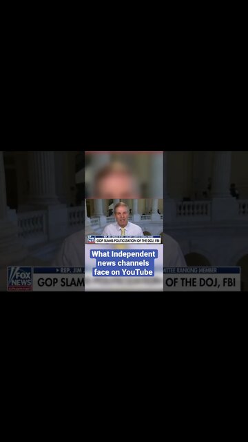What independent news channels deal with on YouTube. #shorts #censorship