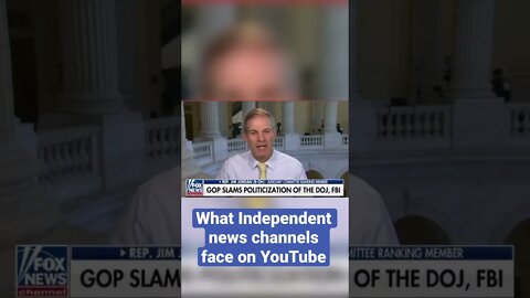What independent news channels deal with on YouTube. #shorts #censorship
