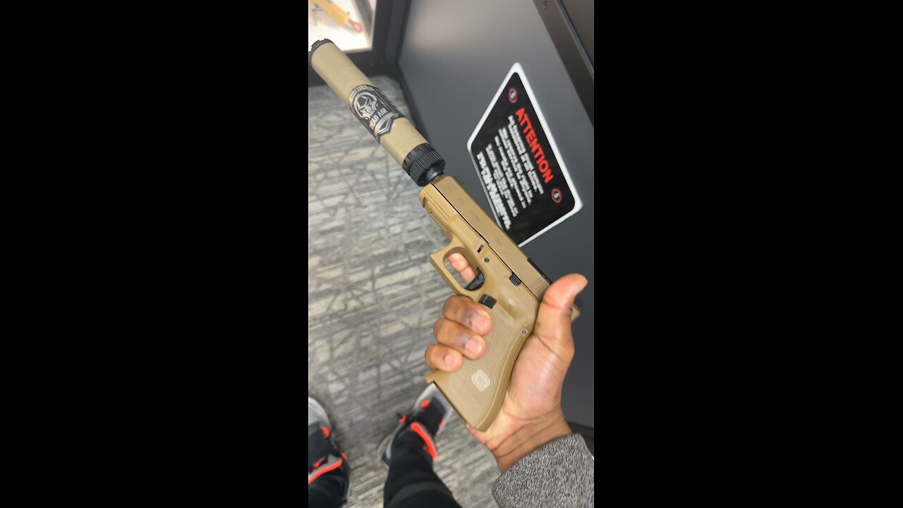 Glock 19x mos meets mojave 9 fde silencer