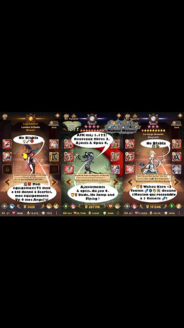 AFK Arena Txt MAJ 1.122 musique no blabla