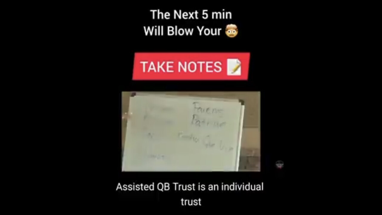 Take Notes - Mind 🤯Blowing: Assisted QB Trust at Birth