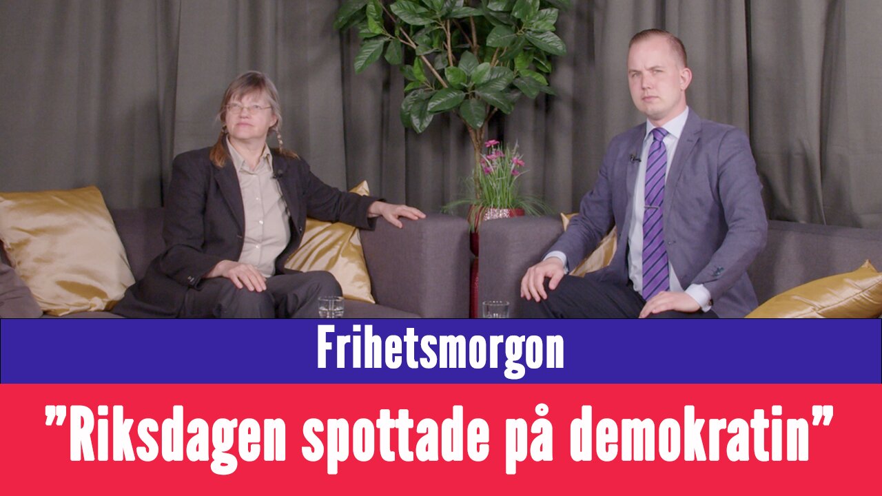 Frihetsmorgon - "Riksdagen spottade på demokratin"