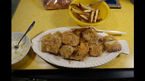 Making Panko Breaded Cod (Baked) & Tarter Sauce