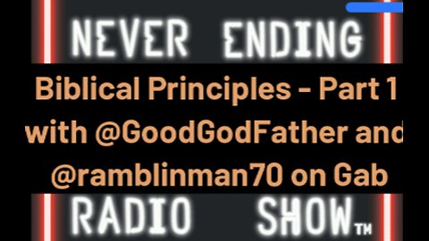 NERS Biblical Principles For Noobs Like Me - Part 1