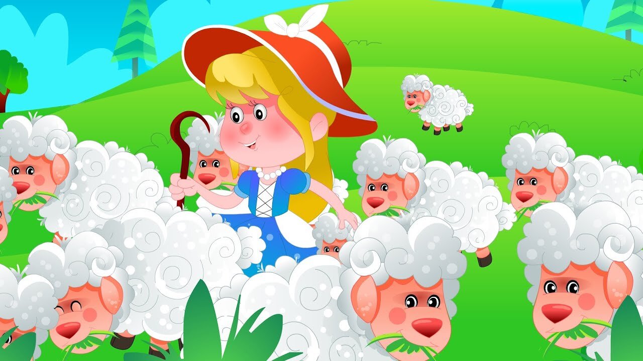 Little Bo Peep Poem 2024 - New Nursery Rhyme Songs 2024 - Cartoons for Babies - English Poems