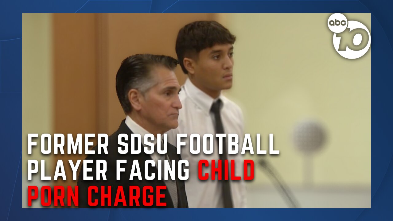 Former San Diego State University football player pleads not guilty to child porn possession