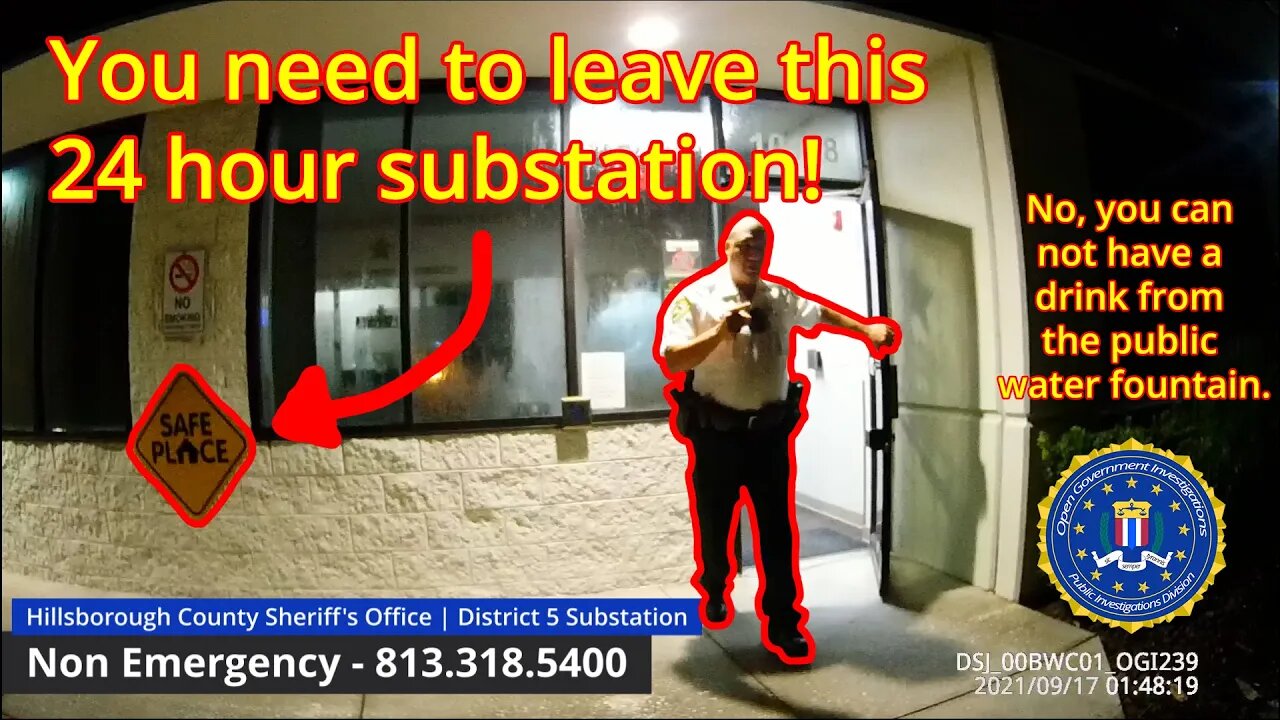 Cops Demand ID - Hillsborough County Sheriff's Office Unprofessionalism