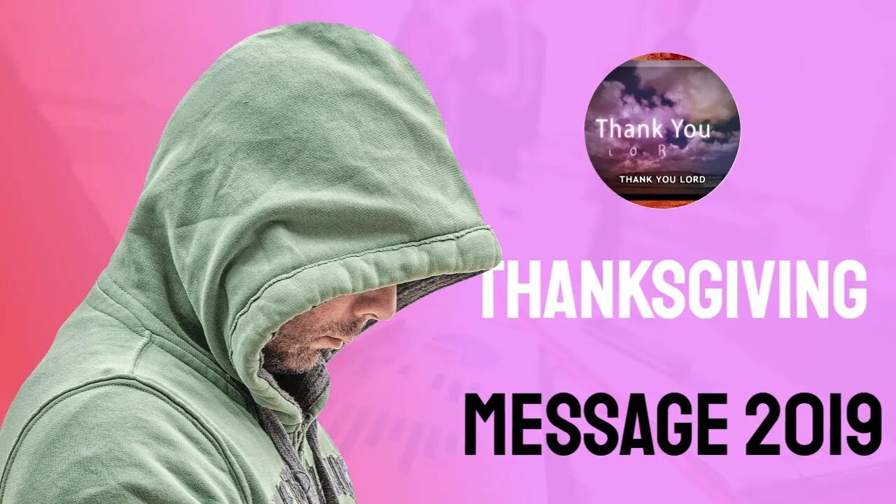 Thanksgiving Message