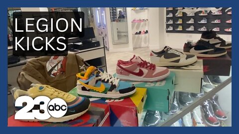 Legion Kicks is a unique kind of shoe resale shop for Bakersfield