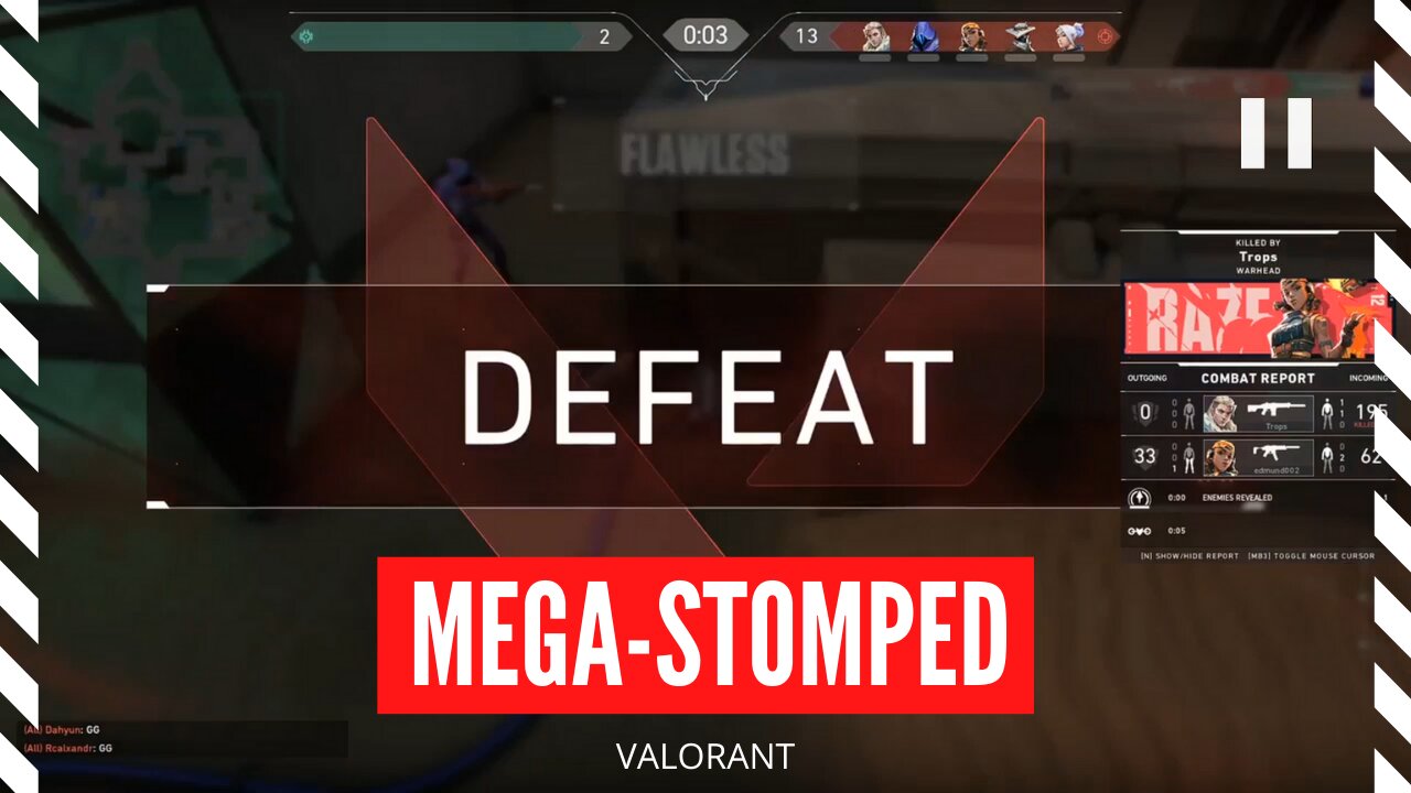 DEFEAT MEGA-STOMPED