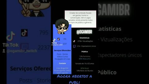 venha fazer publi comigo #propaganda #viral #publi #comercial #live #gamer #fy #foryou