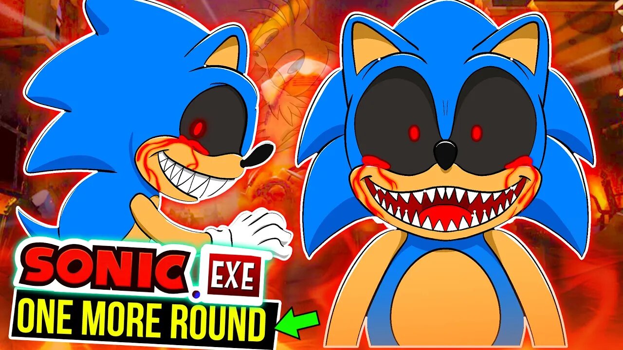 JOGO do SONIC.exe MUITO ASSUSTADOR 😈| Sonic.exe One More ROUND