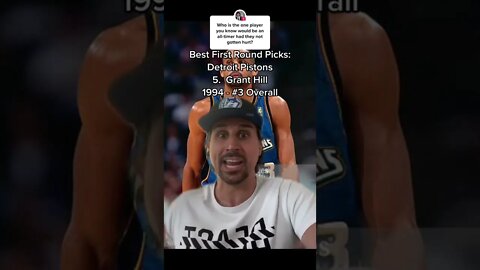 Detroit Pistons Greatest First Round Draft Picks #shorts