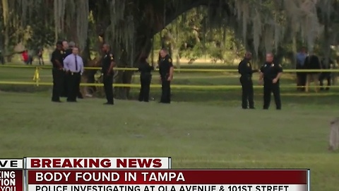 Body found in a ditch in Tampa