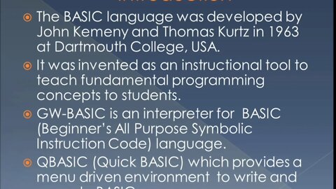 Computer 10th Lecture4 Introduction and Modes of operation