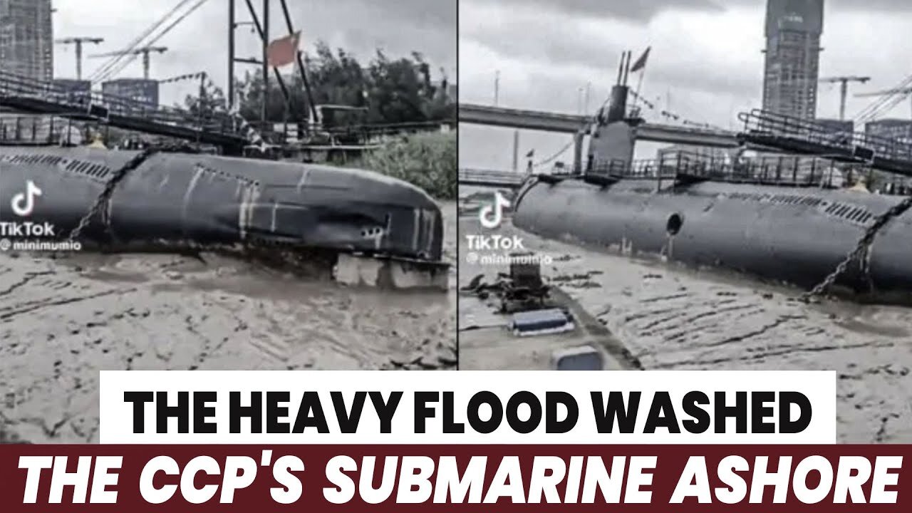 CHINA UNDERWATER TYPHOON DOKSURI DESTRUCTION!~Chinese Submarine Stranded "Heavy Rain": FLOODGATES OPENED Video Goes Viral