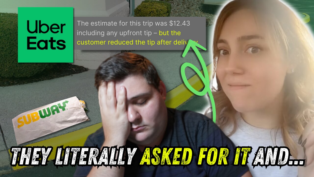 UberEats Driver EXPOSED Tip Baiting Customer for Sabotaging Her!! Ask and You Shall Not Receive?
