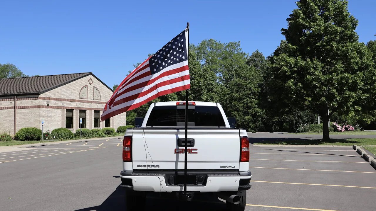 Building a trailer hitch mount flag pole for under $30