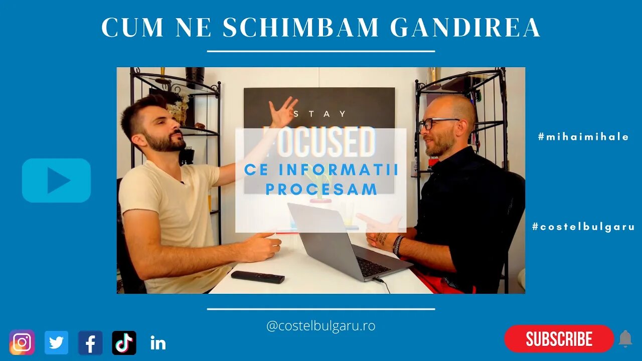 CUM NE SCHIMBAM GANDIREA SI CE INFORMATII PROCESAM│Podcast Atitudine & Mindset Ep. 7