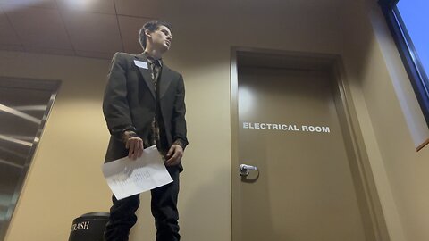 Rare Behind the Scenes of Yung Alone by the Electrical Room