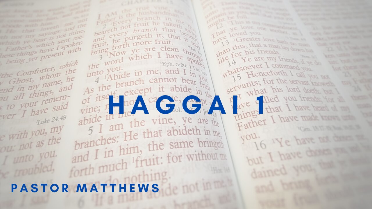 Haggai 1 | Abiding Word Baptist