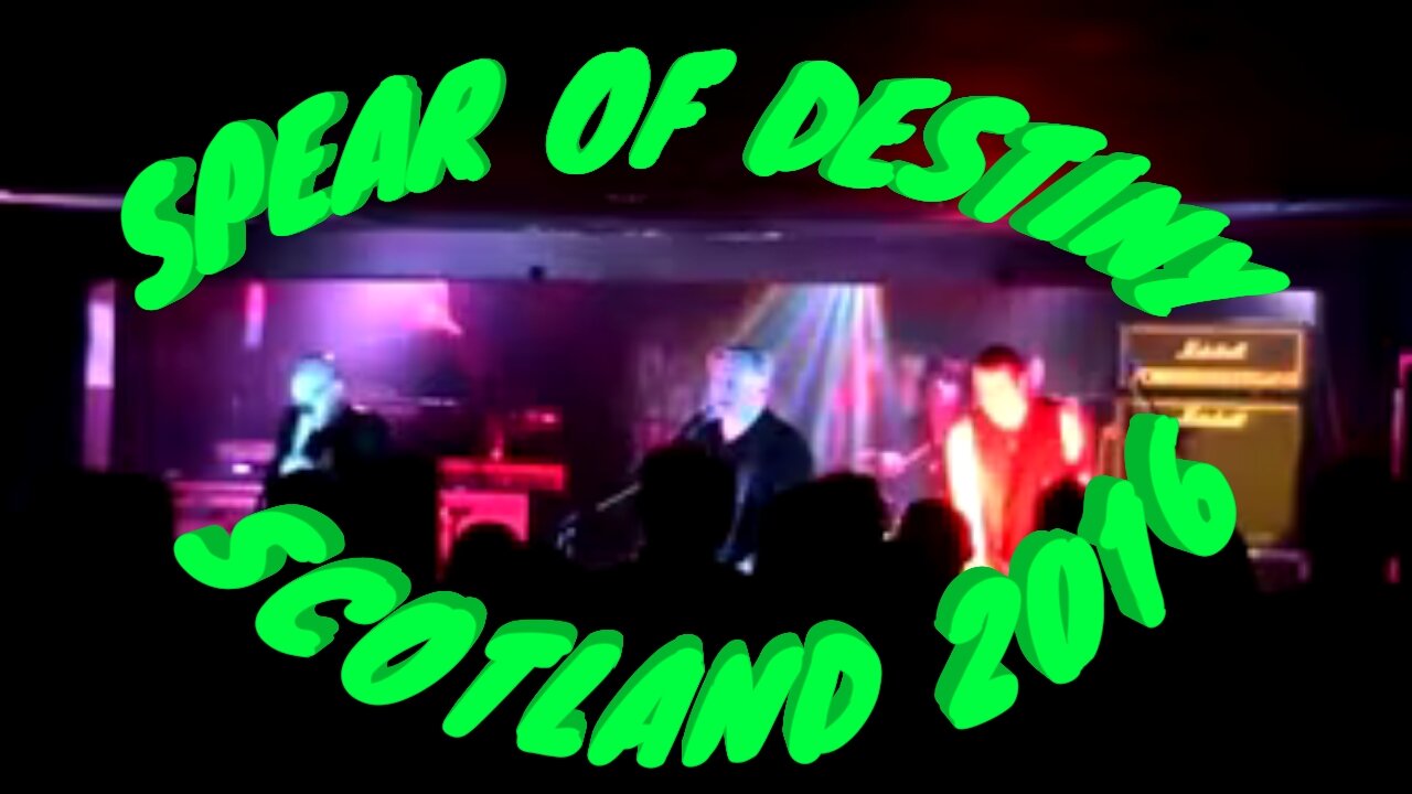 Spear of Destiny, Live at Beat Generator, Dundee, 22nd April 2016