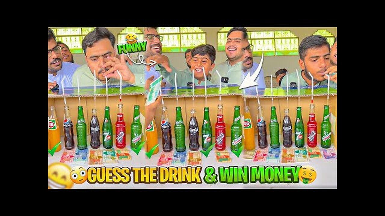 Taste And Guess The Cold Drink Funny Challenge