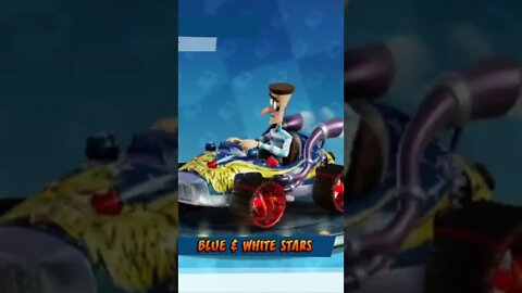 Blue & White Stars Showcase - Crash Team Racing Nitro-Fueled