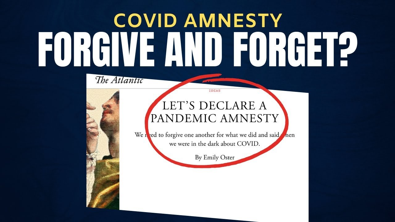 Main Scream Media now asks for Amnesty for the COVID Crooks and Criminals!