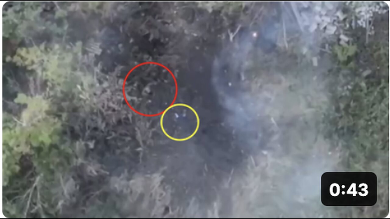 Russian headbutts Ukrainian drone, and calmly walks away.....