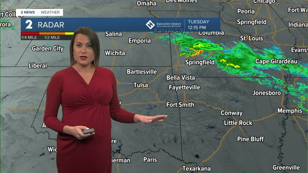 Hot Afternoon Ahead of a Few Storms