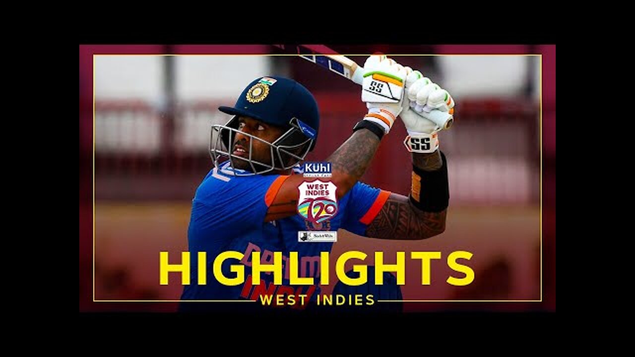 Highlights - West Indies v India - Suryakumar Yadav 83