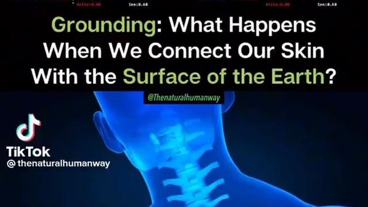 Grounding: What happens when we connect our skin with the surface of the Earth ?