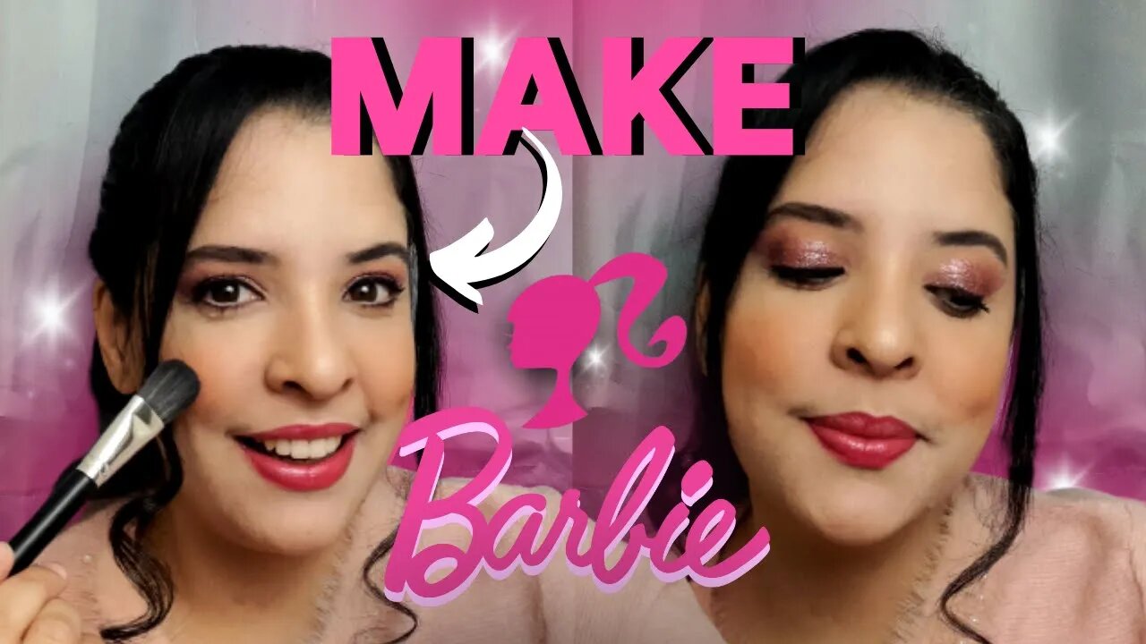TUTORIAL DE MAKE DA BARBIE PARA INICIANTES (dicas de maquiagem )