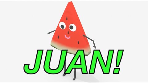 Happy Birthday JUAN! - WATERMELON Birthday Song