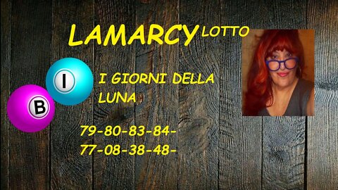 I GIORNI DELLA LUNA.MEMORIA DEI NUMERI